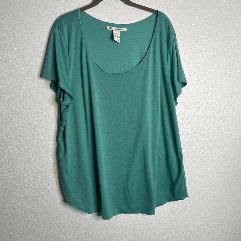 American Rag Teal Soft Shirt Size 3X